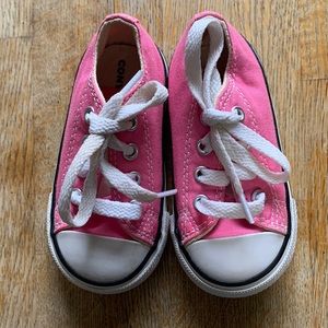 Pink Converse Chuck Taylor All Star Low Top Sneaker Baby Toddler Size 5